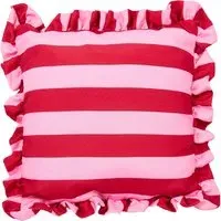 Sadie Ruffle Cushion - Pink