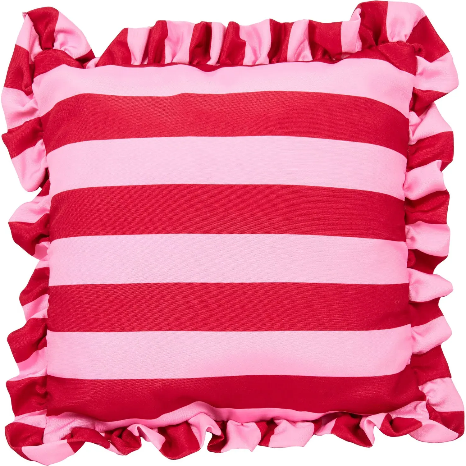 Sadie Ruffle Cushion - Pink image