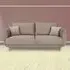 Safa 3-Seater Sofa - Beige, Fabric