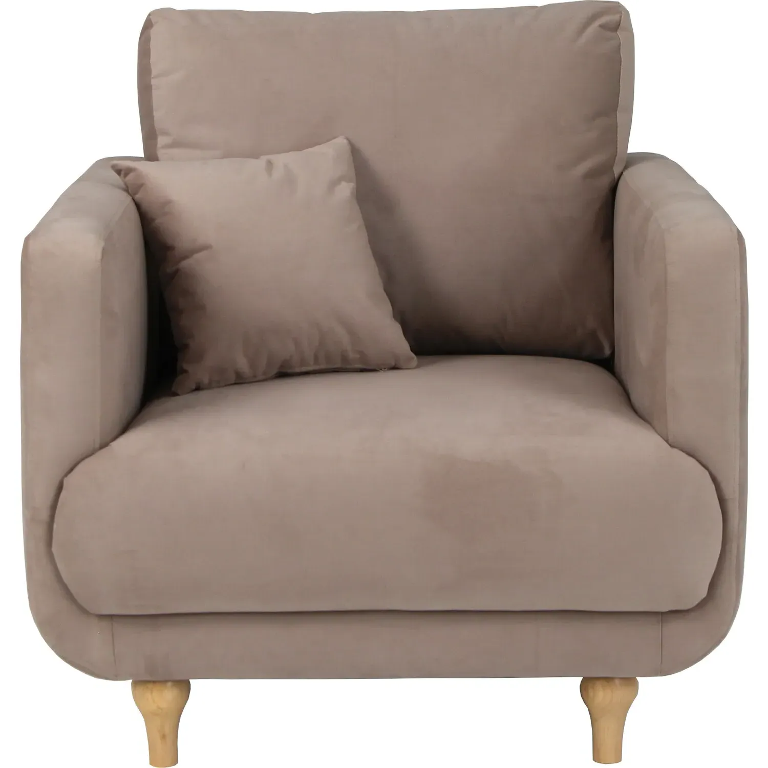 Safa Single Seater Chair - Beige