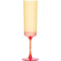 Sahara Brights Ombre Flutes Set of 4 - Peach