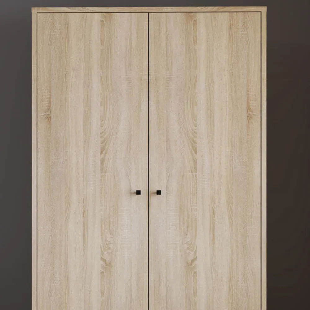 Salford 2 Door 2 Drawer Wardrobe - Sonoma Oak
