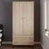 Salford 2 Door 2 Drawer Wardrobe - Sonoma Oak