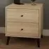 Salford 2 Drawer Bedside Table - Sonoma Oak