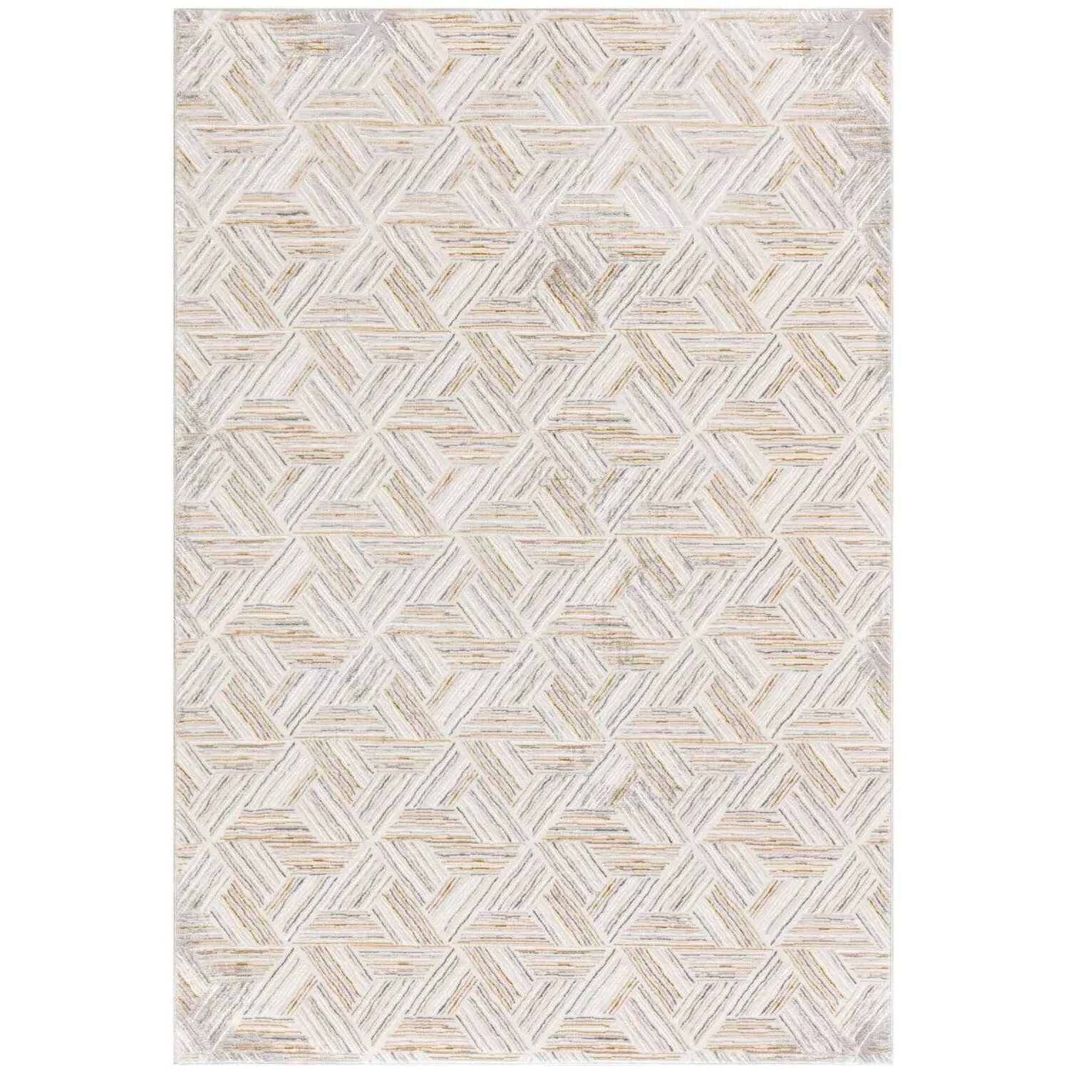 Samba Geo 120cm Rug - Grey image