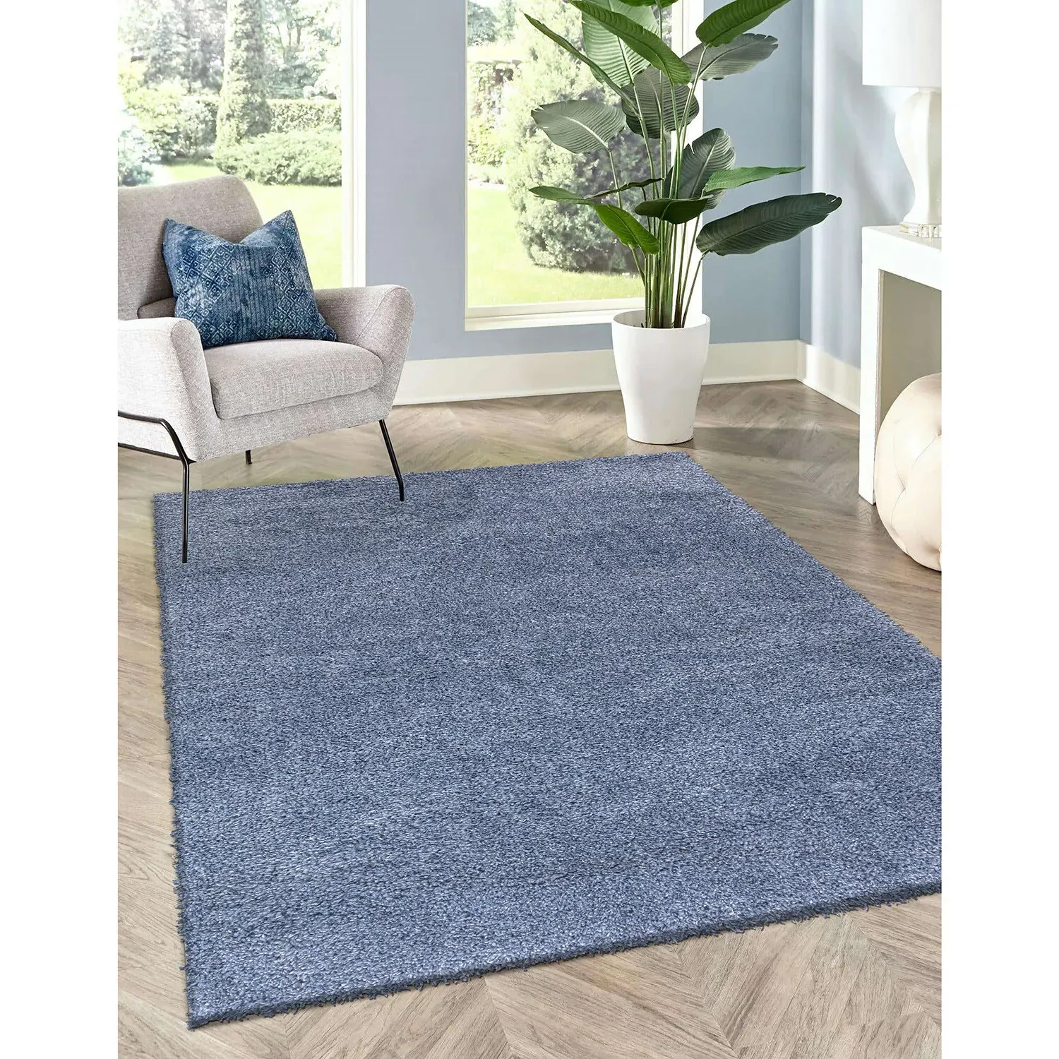 San Lorenzo Rug - Blue, Polypropylene