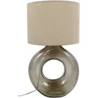 Sara Glass Table Lamp - Brown, Glass
