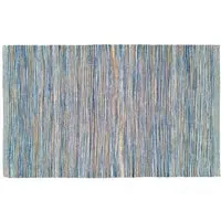 Sara Stripe Rug - Blue and Orange