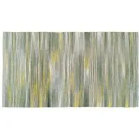 Sara Stripe Rug - Green and Yellow