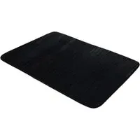 Savannah Bath Mat - Black, Polyester