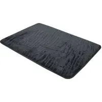 Savannah Bath Mat with PVC Backing - Grey