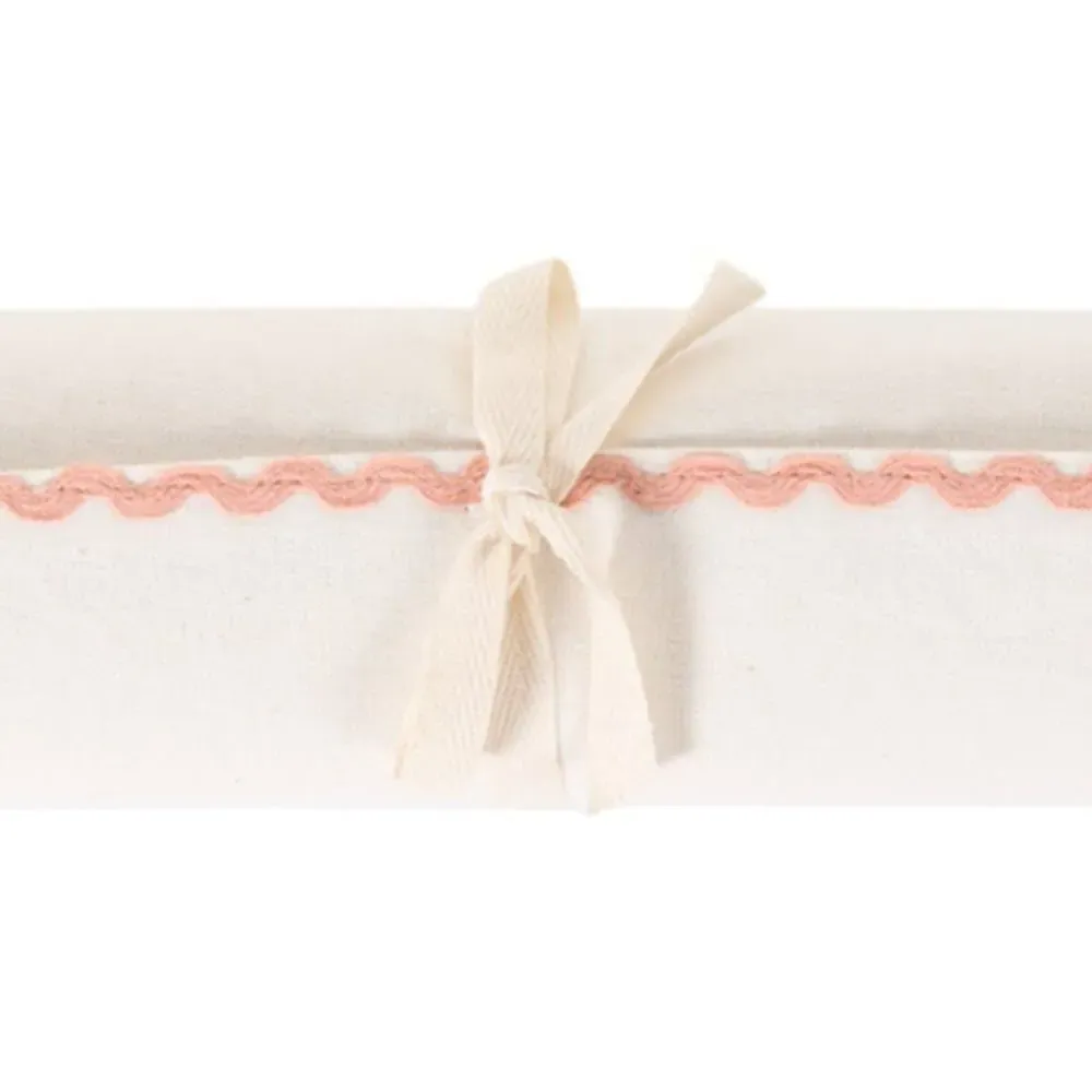 Scallop Fused Table Runner - Cream