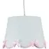 Scalloped Bow Lamp Shade - White