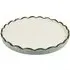 Scalloped Edge Tray - Blue, Ceramic