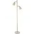 Scalloped Floor Lamp - Cream