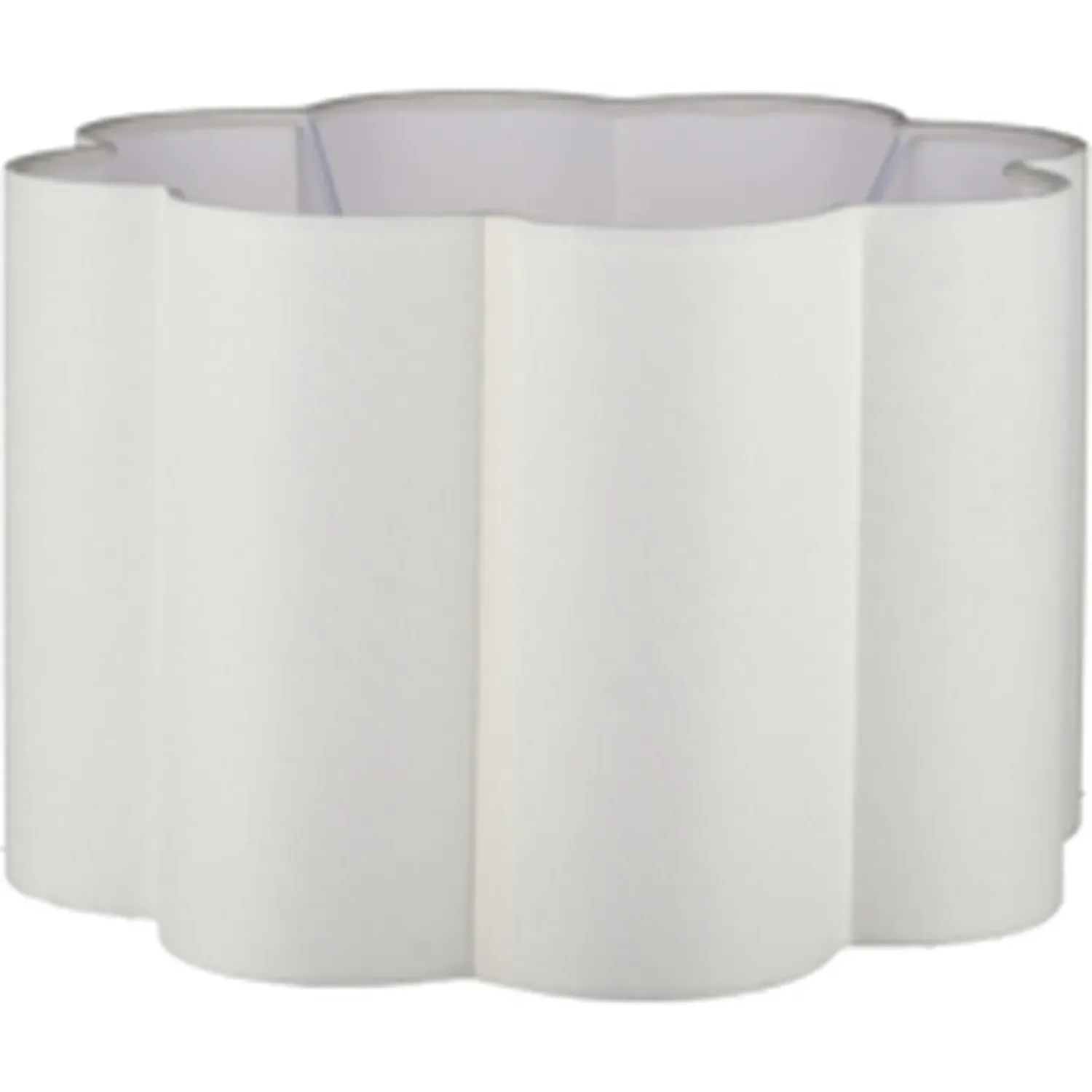 Scalloped Lamp Shade - Cream