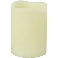 Scented LED Pillar Candle 10.2cm - Cream