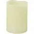 Scented LED Pillar Candle 10.2cm - Cream