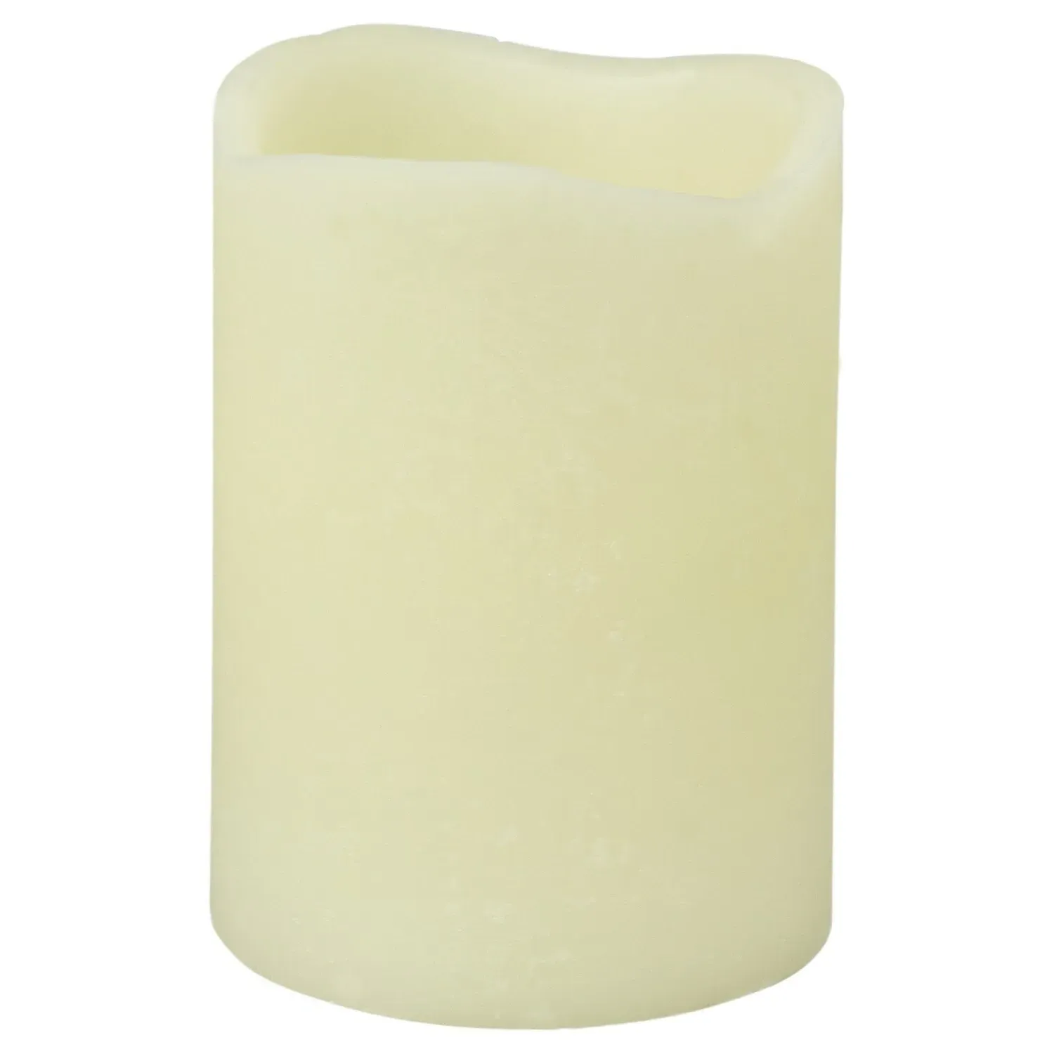 Scented LED Pillar Candle 10.2cm - Cream image