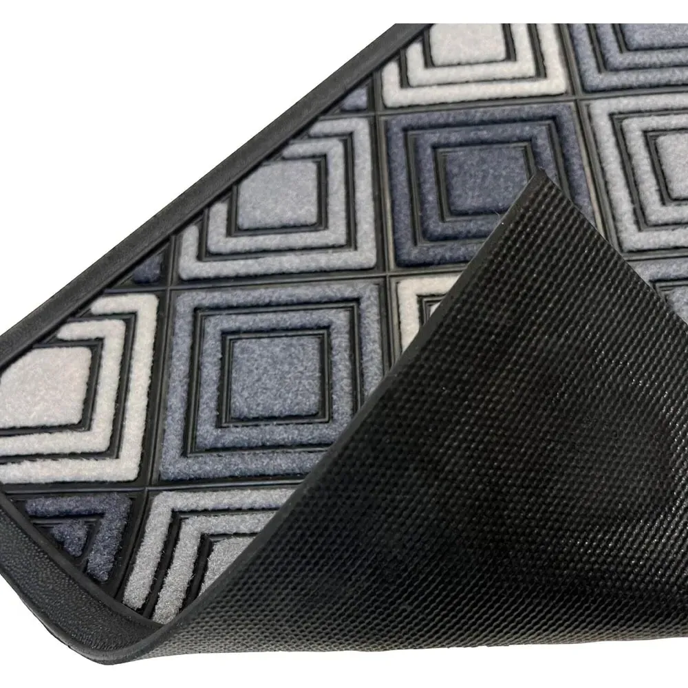 Scrape N Sorb Diamond Doormat - Black