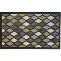 Scrape N Sorb Geometric Doormat - Multicolour