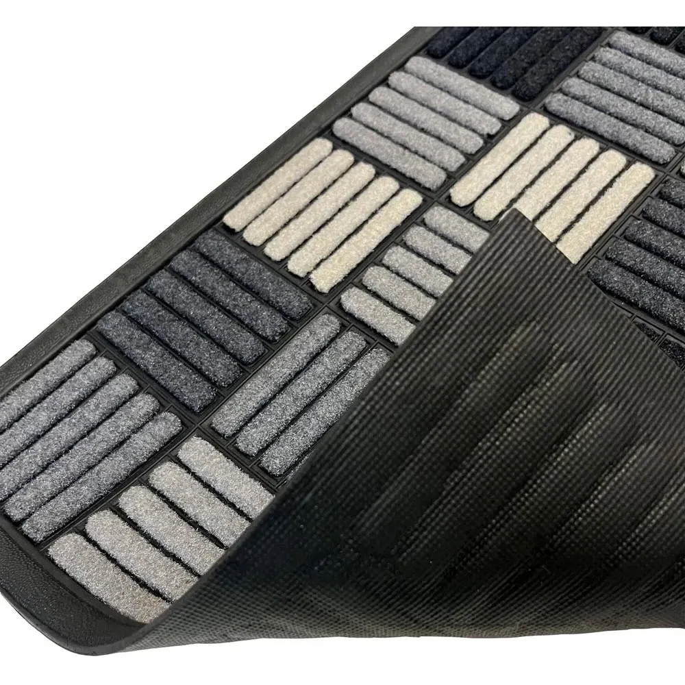 Scrape N Sorb Square Doormat - Black