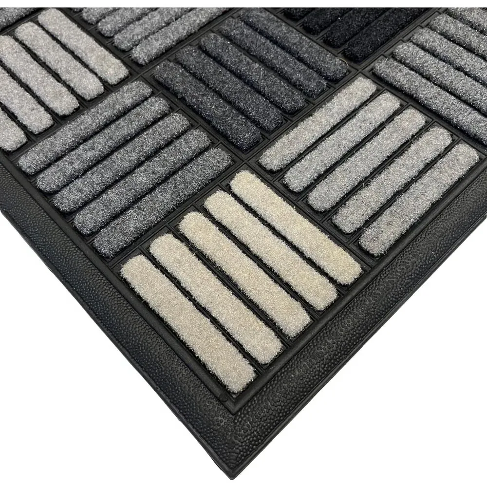 Scrape N Sorb Square Doormat - Black