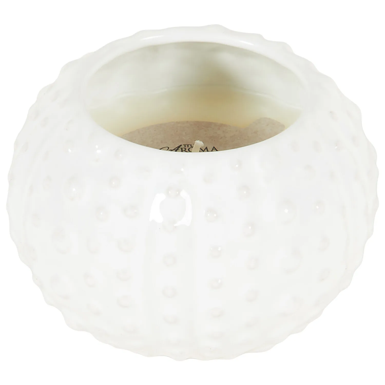 Sea Breeze Shell Candle - White