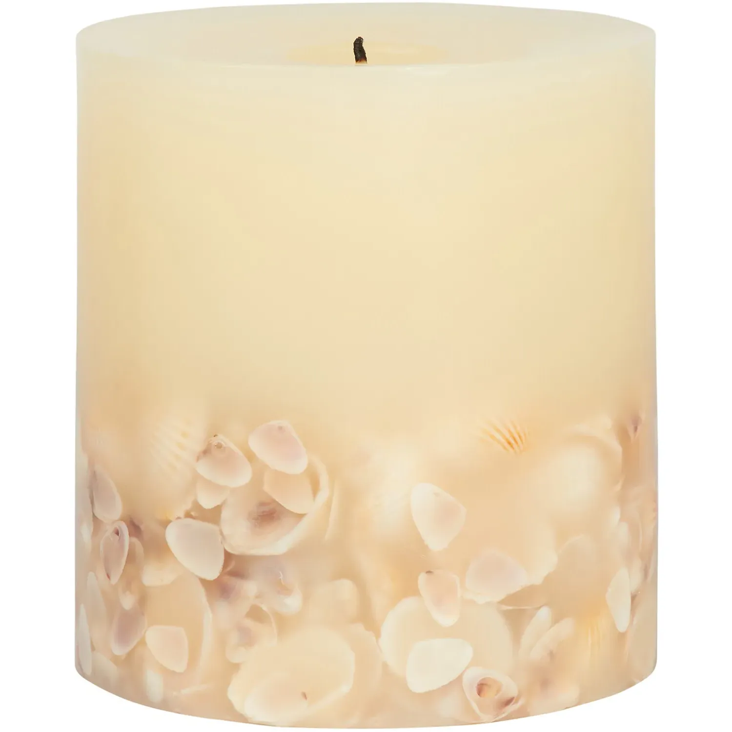 Sea Shells Candle - Natural