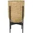 Seagrass Planter on Metal Stand - Natural