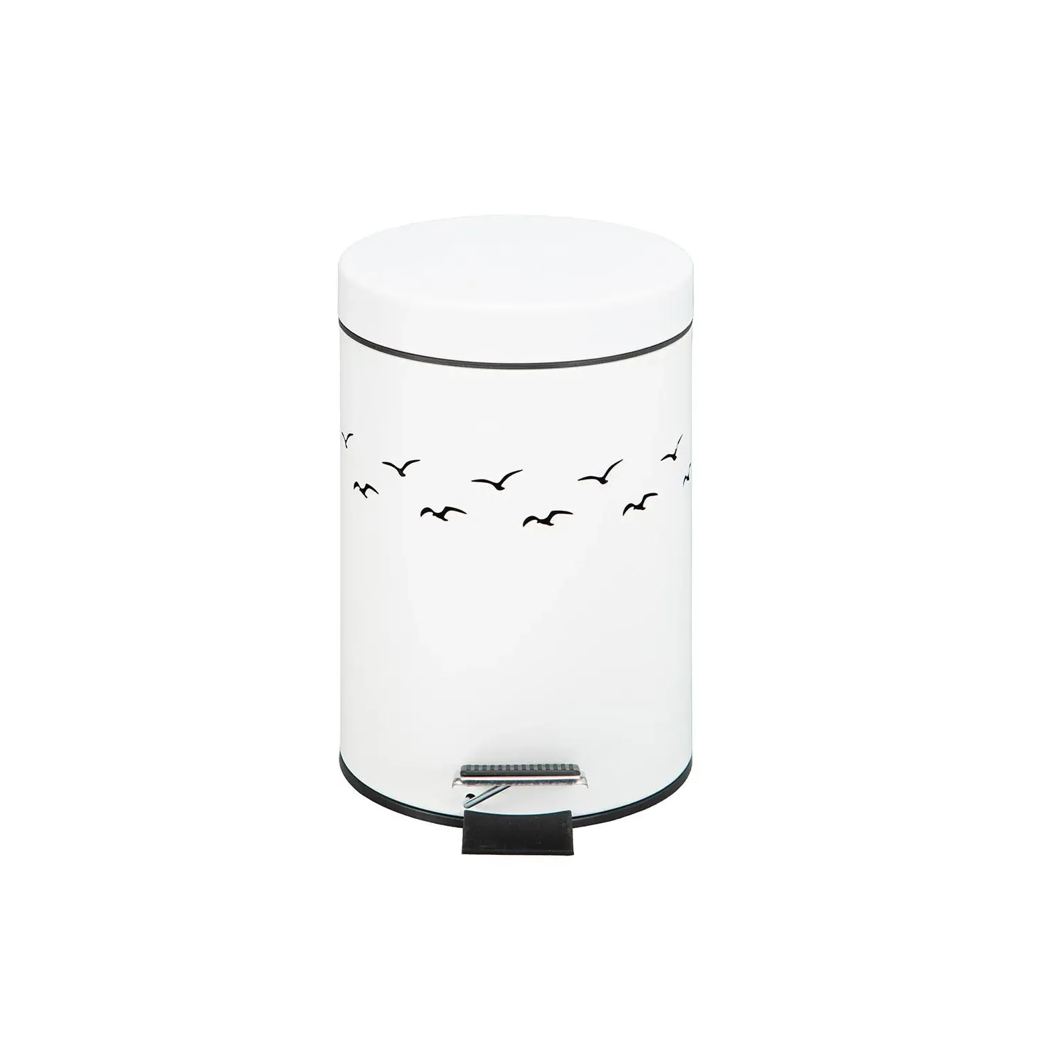 Seagull 3L Pedal Bin - White image