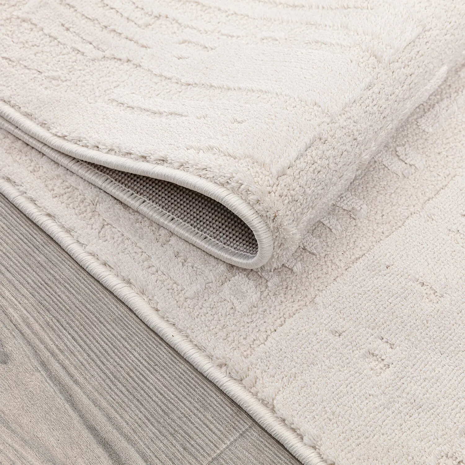 Seasons Tile Rug - Beige, Polypropylene