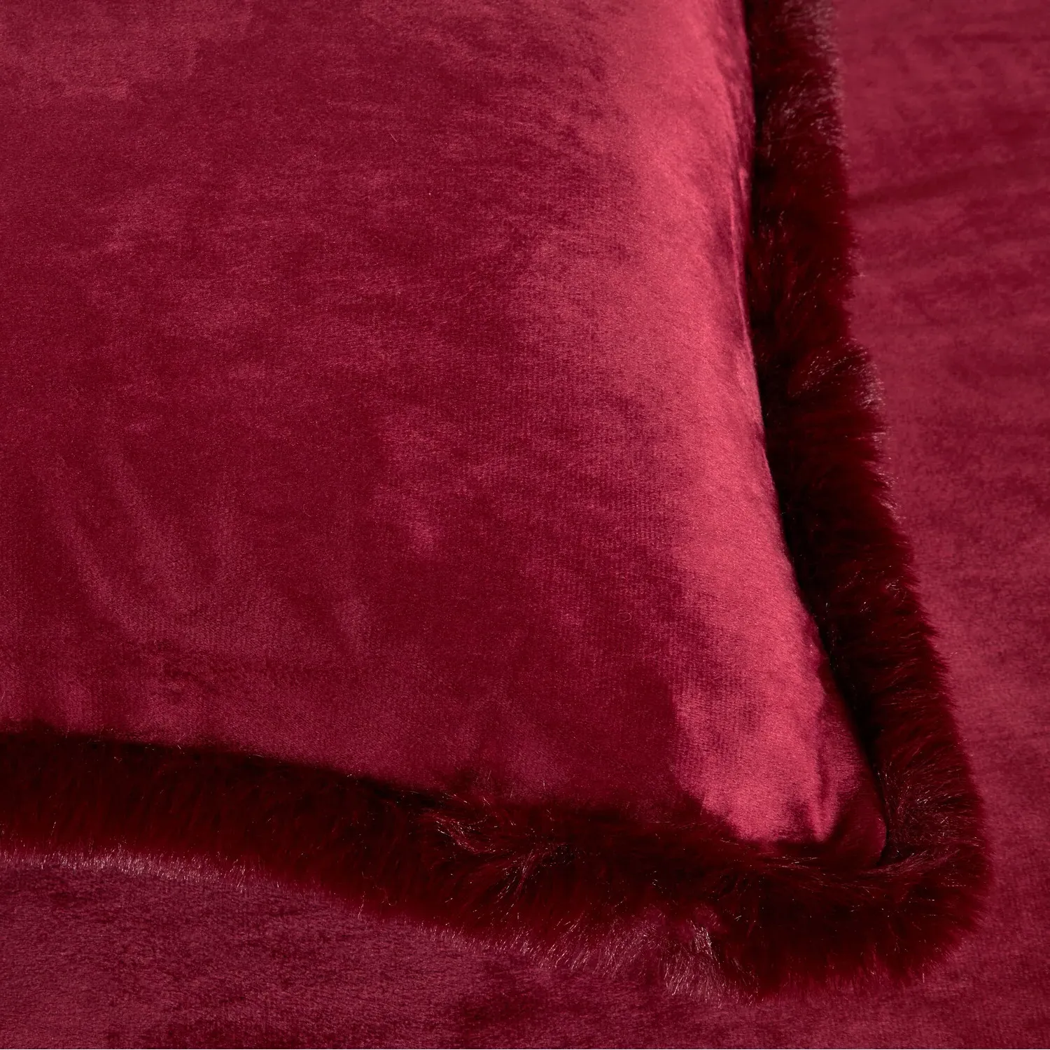 Selena Double Duvet Set - Mulberry, Velvet