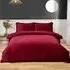 Selena King Size Duvet Set - Mulberry, Velvet