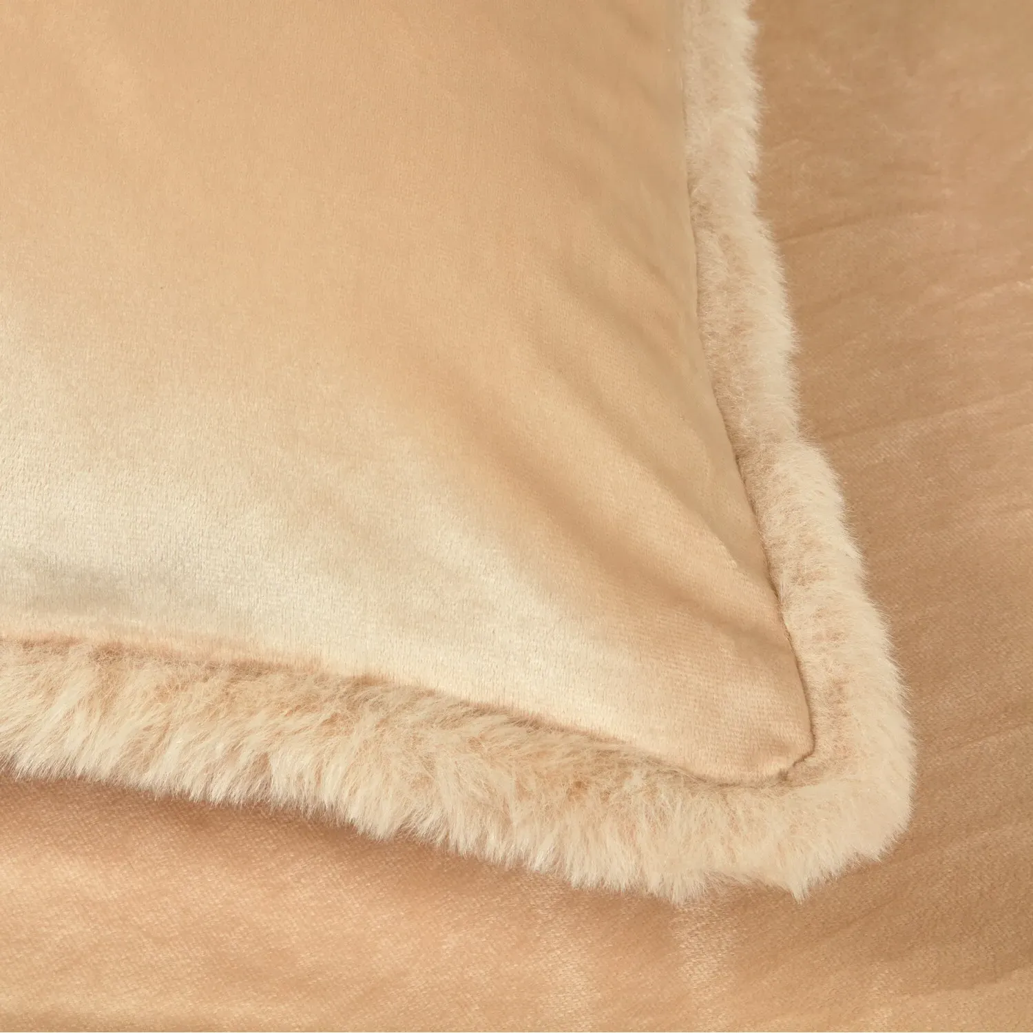 Selena Single Duvet Set - Natural, Velvet