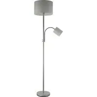 Serena 2 Light Floor Lamp - Grey
