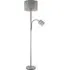 Serena 2 Light Floor Lamp - Grey