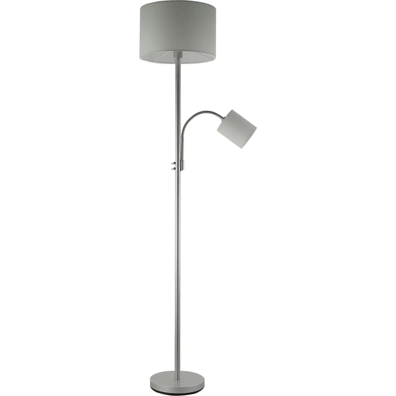 Serena 2 Light Floor Lamp - Grey