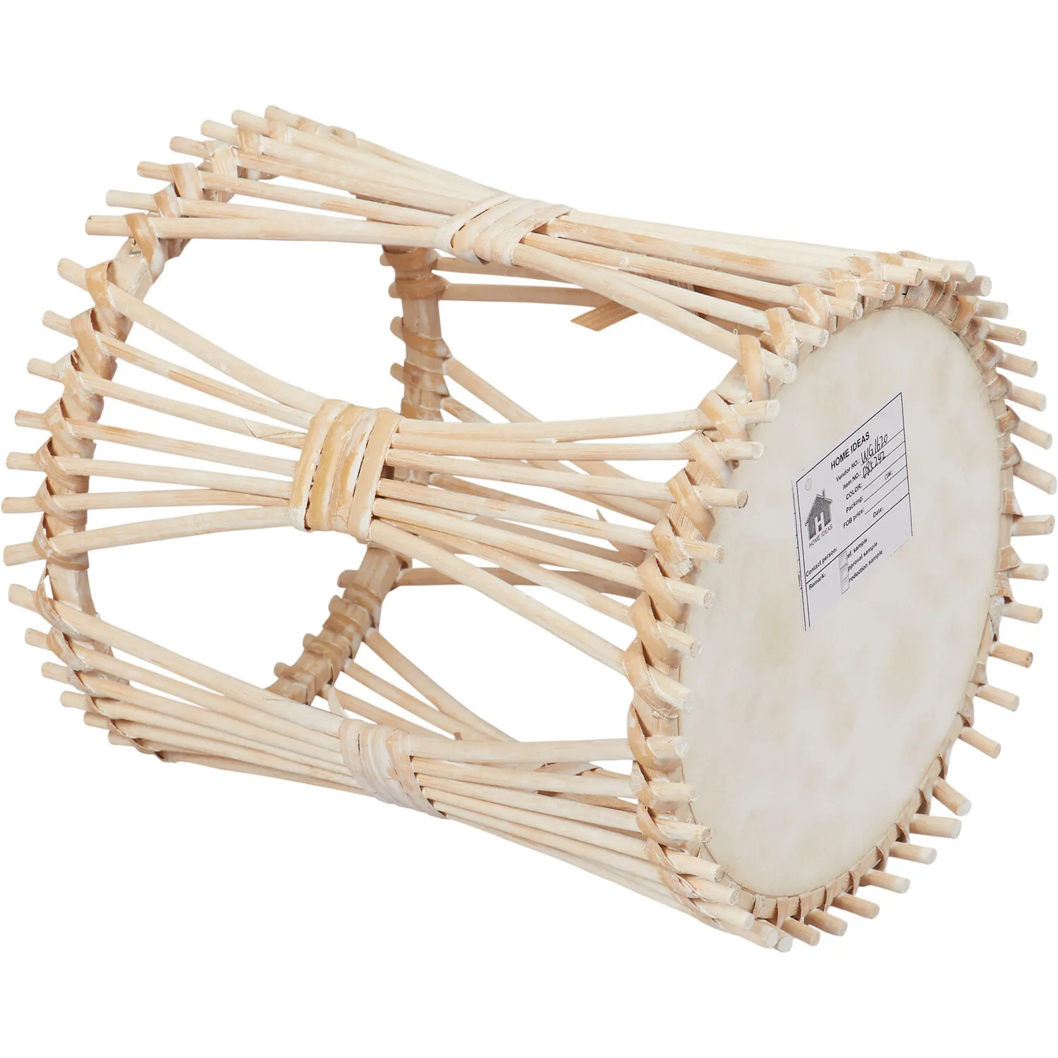 Serena Wicker Lantern - Natural