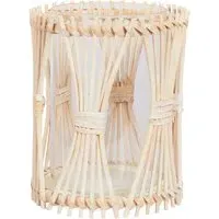 Serena Wicker Lantern - Natural