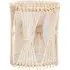 Serena Wicker Lantern - Natural