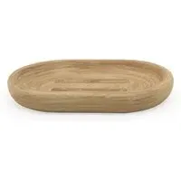 Serenity Wood Soap Dish - Brown