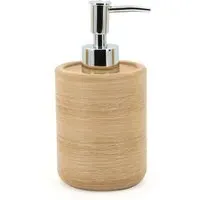 Serenity Wood Soap Dispenser - Brown