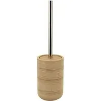 Serenity Wood Toilet Brush Holder - Brown