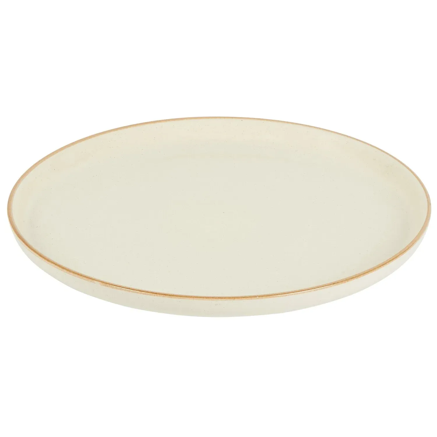 Sesame Speckle Dinner Plate - Oatmeal