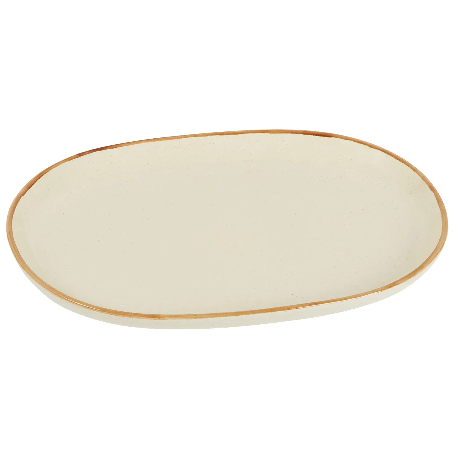 Sesame Speckle Platter - Oatmeal, Stoneware