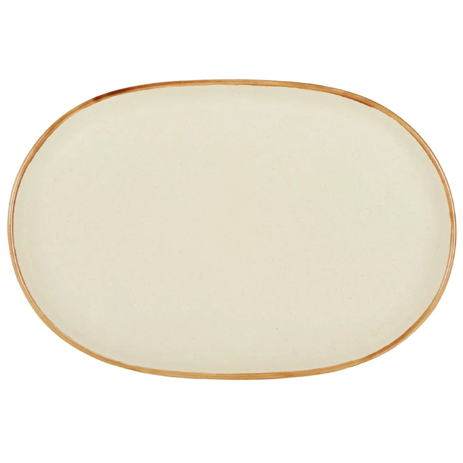 Sesame Speckle Platter - Oatmeal, Stoneware