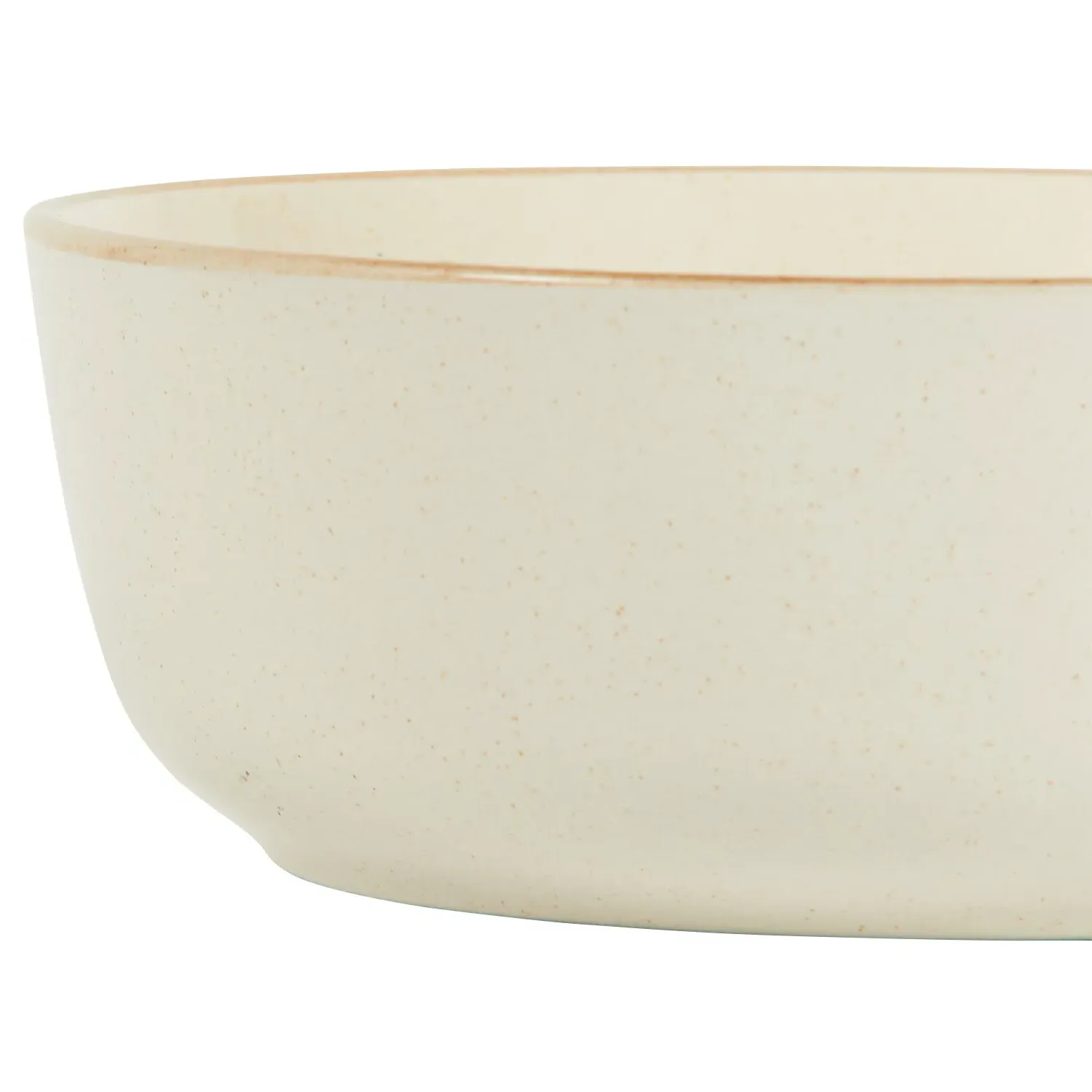 Sesame Speckle Rice Bowl - Oatmeal, Stoneware