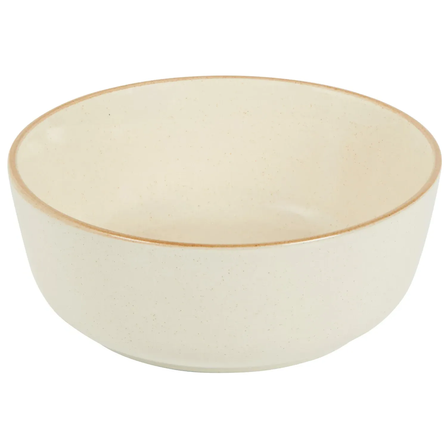 Sesame Speckle Rice Bowl - Oatmeal, Stoneware