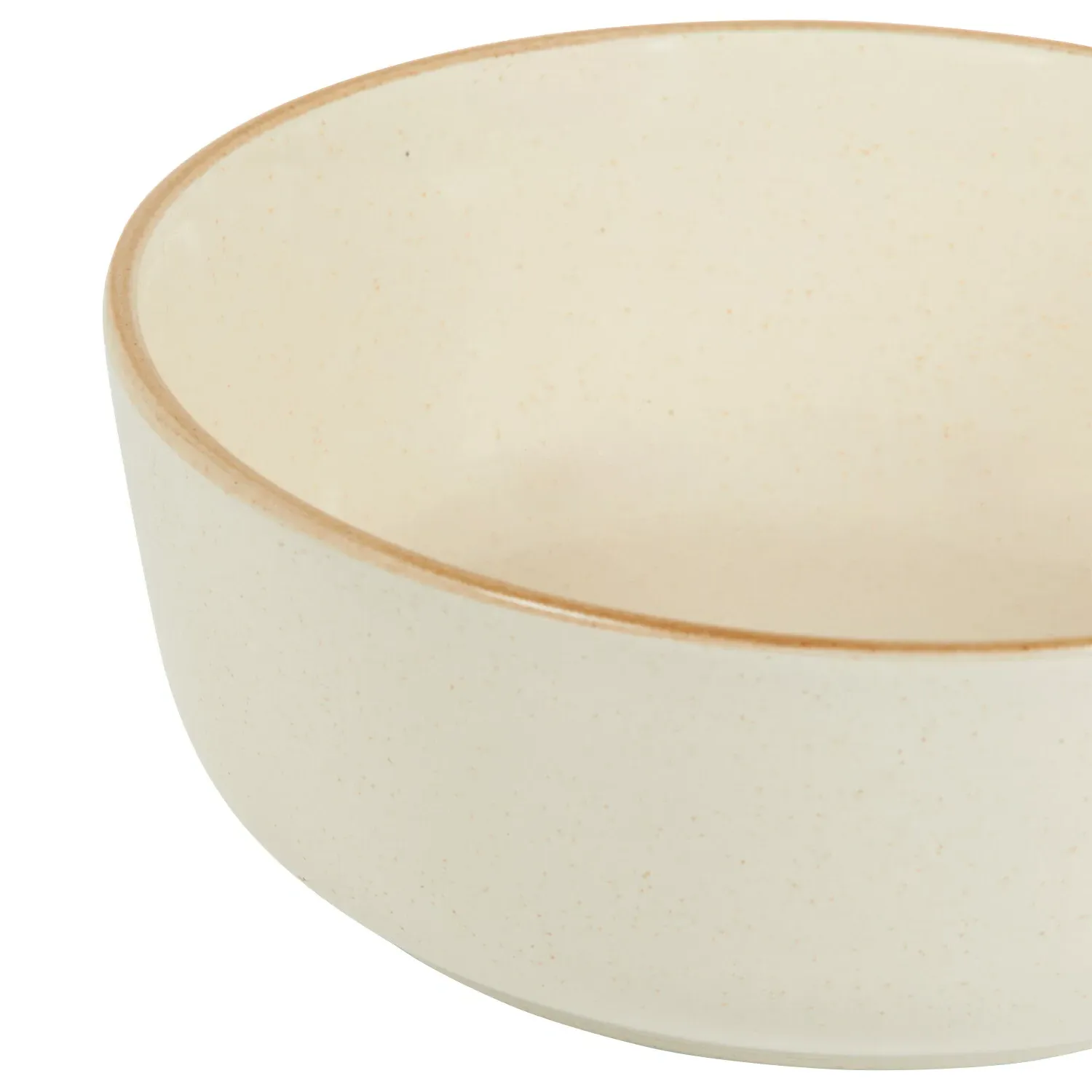 Sesame Speckle Rice Bowl - Oatmeal, Stoneware